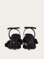 Ferragamo Flower embellished high heel sandal - Image 4